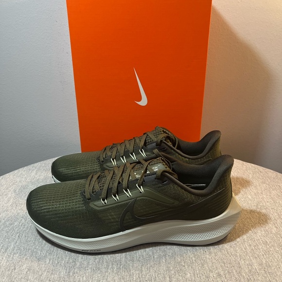 Nike Air Zoom Pegasus 39 Cargo Khaki Running Men's Shoe Size 12 DH4071-300 - Picture 4 of 11
